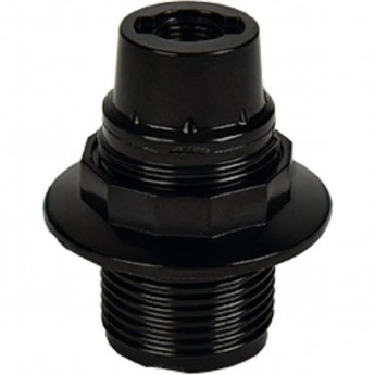 Патрон ECOLA BASE с кольцом карболит E14 Черный (1 из ч/б уп. по 10) Патрон ECOLA BASE с кольцом карболит E14 Черный (1 из ч/б уп. по 10)