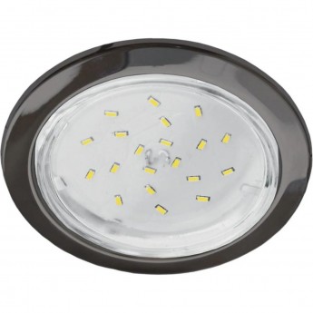 Встраиваемый светильник ECOLA GX53 H4 FB53GLECB черный хром